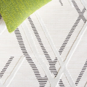 Safavieh Cabana 416 Power Loomed Indoor / Outdoor Rug Ivory / Black 9' x 12'