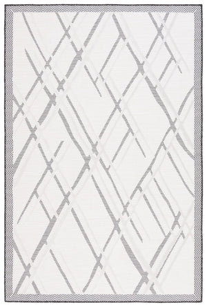 Safavieh Cabana 416 Power Loomed Indoor / Outdoor Rug Ivory / Black 9' x 12'