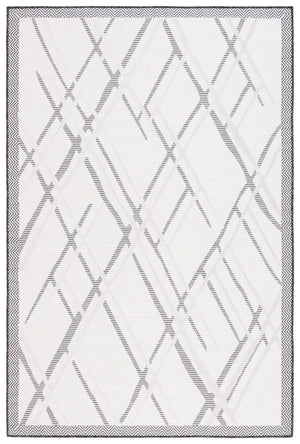 Safavieh Cabana 416 CBN416 Power Loomed Indoor / Outdoor Rug Ivory / Black CBN416Z-7SQ
