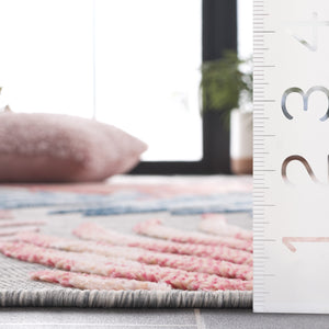 Safavieh Cabana Stylish Area Rug With Tropical Palm Fronds Design - Perfect For Indoor And Outdoor Spaces! Grey ,Rust 88% Polypropylene,12% Polyester Cbn458f-210