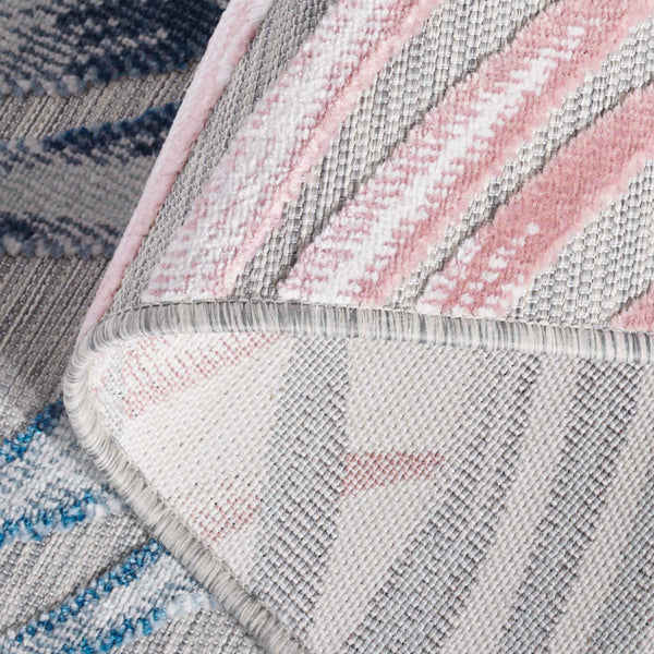 Safavieh Cabana Stylish Area Rug With Tropical Palm Fronds Design - Perfect For Indoor And Outdoor Spaces! Grey ,Rust 88% Polypropylene,12% Polyester Cbn458f-210