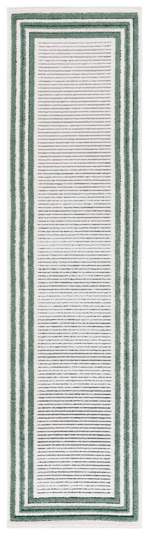 Safavieh Cabana Elegant Ivory And Green Area Rug - Durable, Stylish, And Oeko-tex Certified For Your Home Ivory ,Green Polypropylene Cbn634a-5