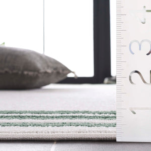 Safavieh Cabana Elegant Ivory And Green Area Rug - Durable, Stylish, And Oeko-tex Certified For Your Home Ivory ,Green Polypropylene Cbn634a-5