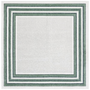 Safavieh Cabana Elegant Ivory And Green Area Rug - Durable, Stylish, And Oeko-tex Certified For Your Home Ivory ,Green Polypropylene Cbn634a-5