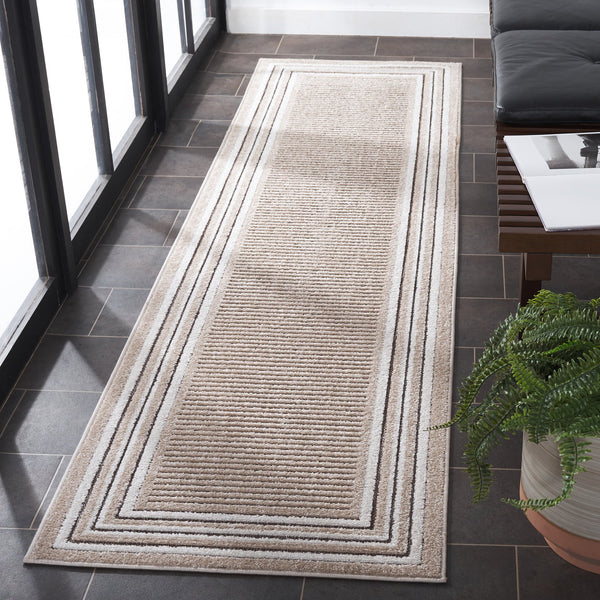 Safavieh Cabana Elegant Ivory And Green Area Rug - Durable, Stylish, And Oeko-tex Certified For Your Home Beige ,Ivory Polypropylene Cbn634b-7r