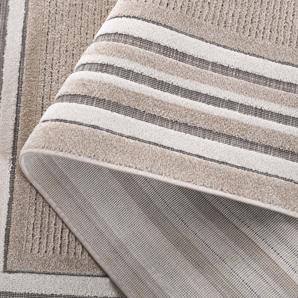 Safavieh Cabana Elegant Ivory And Green Area Rug - Durable, Stylish, And Oeko-tex Certified For Your Home Beige ,Ivory Polypropylene Cbn634b-7r