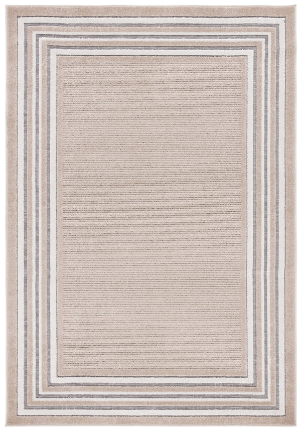 Safavieh Cabana Elegant Ivory And Green Area Rug - Durable, Stylish, And Oeko-tex Certified For Your Home Beige ,Ivory Polypropylene Cbn634b-7r