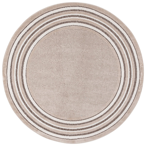 Safavieh Cabana Elegant Ivory And Green Area Rug - Durable, Stylish, And Oeko-tex Certified For Your Home Beige ,Ivory Polypropylene Cbn634b-7r