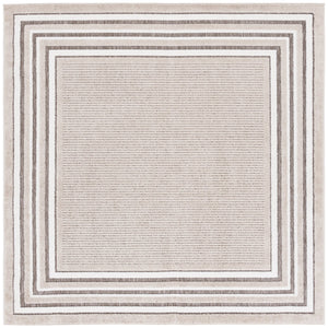 Safavieh Cabana Elegant Ivory And Green Area Rug - Durable, Stylish, And Oeko-tex Certified For Your Home Beige ,Ivory Polypropylene Cbn634b-7r