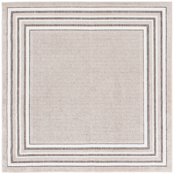 Safavieh Cabana Elegant Ivory And Green Area Rug - Durable, Stylish, And Oeko-tex Certified For Your Home Beige ,Ivory Polypropylene Cbn634b-7r