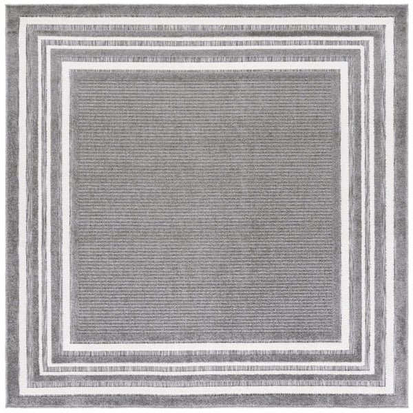 Safavieh Cabana Elegant Ivory And Green Area Rug - Durable, Stylish, And Oeko-tex Certified For Your Home Grey ,Ivory Polypropylene Cbn634f-5