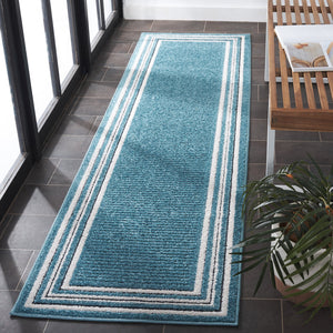 Safavieh Cabana Elegant Ivory And Green Area Rug - Durable, Stylish, And Oeko-tex Certified For Your Home Turquoise ,Ivory Polypropylene Cbn634k-7r