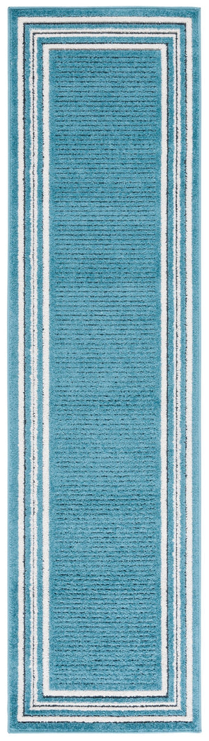 Safavieh Cabana Elegant Ivory And Green Area Rug - Durable, Stylish, And Oeko-tex Certified For Your Home Turquoise ,Ivory Polypropylene Cbn634k-7r