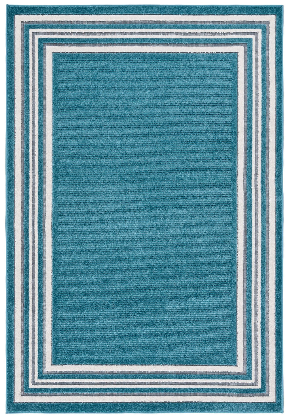 Safavieh Cabana Elegant Ivory And Green Area Rug - Durable, Stylish, And Oeko-tex Certified For Your Home Turquoise ,Ivory Polypropylene Cbn634k-7r