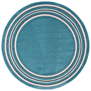 Safavieh Cabana Elegant Ivory And Green Area Rug - Durable, Stylish, And Oeko-tex Certified For Your Home Turquoise ,Ivory Polypropylene Cbn634k-7r