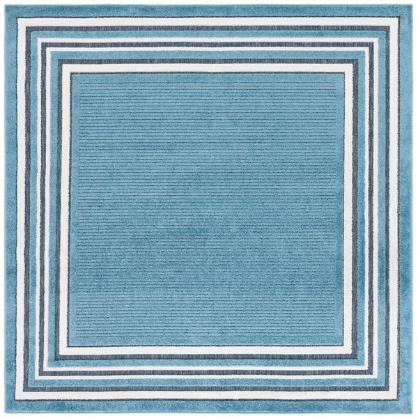 Safavieh Cabana Elegant Ivory And Green Area Rug - Durable, Stylish, And Oeko-tex Certified For Your Home Turquoise ,Ivory Polypropylene Cbn634k-7r