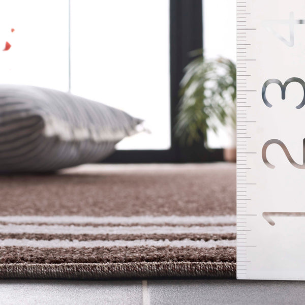 Safavieh Cabana Elegant Ivory And Green Area Rug - Durable, Stylish, And Oeko-tex Certified For Your Home Brown ,Ivory Polypropylene Cbn634t-5