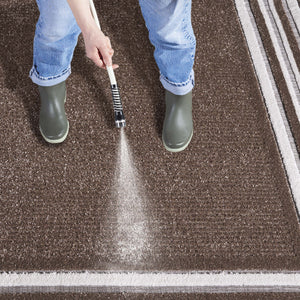 Safavieh Cabana Elegant Ivory And Green Area Rug - Durable, Stylish, And Oeko-tex Certified For Your Home Brown ,Ivory Polypropylene Cbn634t-5