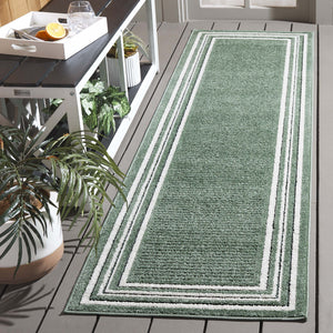Safavieh Cabana Elegant Ivory And Green Area Rug - Durable, Stylish, And Oeko-tex Certified For Your Home Green ,Ivory Polypropylene Cbn634y-7r