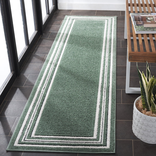 Safavieh Cabana Elegant Ivory And Green Area Rug - Durable, Stylish, And Oeko-tex Certified For Your Home Green ,Ivory Polypropylene Cbn634y-7r