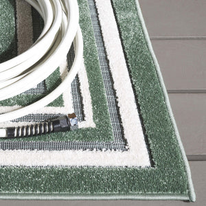 Safavieh Cabana Elegant Ivory And Green Area Rug - Durable, Stylish, And Oeko-tex Certified For Your Home Green ,Ivory Polypropylene Cbn634y-7r