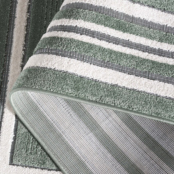 Safavieh Cabana Elegant Ivory And Green Area Rug - Durable, Stylish, And Oeko-tex Certified For Your Home Green ,Ivory Polypropylene Cbn634y-7r