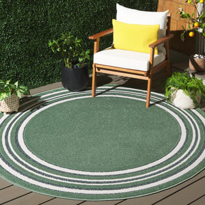 Safavieh Cabana Elegant Ivory And Green Area Rug - Durable, Stylish, And Oeko-tex Certified For Your Home Green ,Ivory Polypropylene Cbn634y-7r