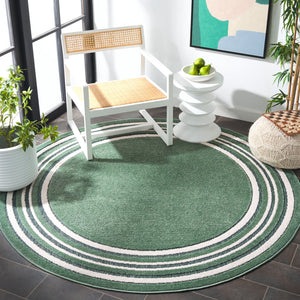 Safavieh Cabana Elegant Ivory And Green Area Rug - Durable, Stylish, And Oeko-tex Certified For Your Home Green ,Ivory Polypropylene Cbn634y-7r
