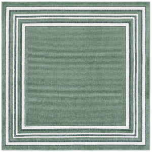 Safavieh Cabana Elegant Ivory And Green Area Rug - Durable, Stylish, And Oeko-tex Certified For Your Home Green ,Ivory Polypropylene Cbn634y-7r