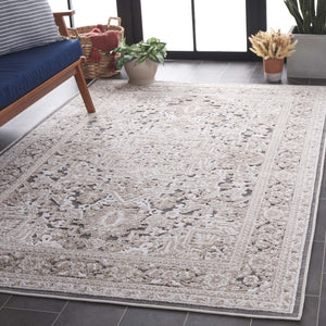 Safavieh Cabana Elegant Transitional Area Rug – Durable Power Loomed Design For Hallways And Entrances Beige ,Ivory Polypropylene Cbn636b-9