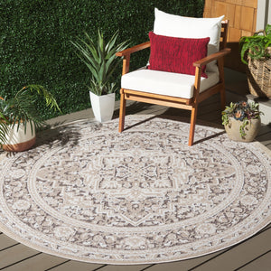 Safavieh Cabana Elegant Transitional Area Rug – Durable Power Loomed Design For Hallways And Entrances Beige ,Ivory Polypropylene Cbn636b-9