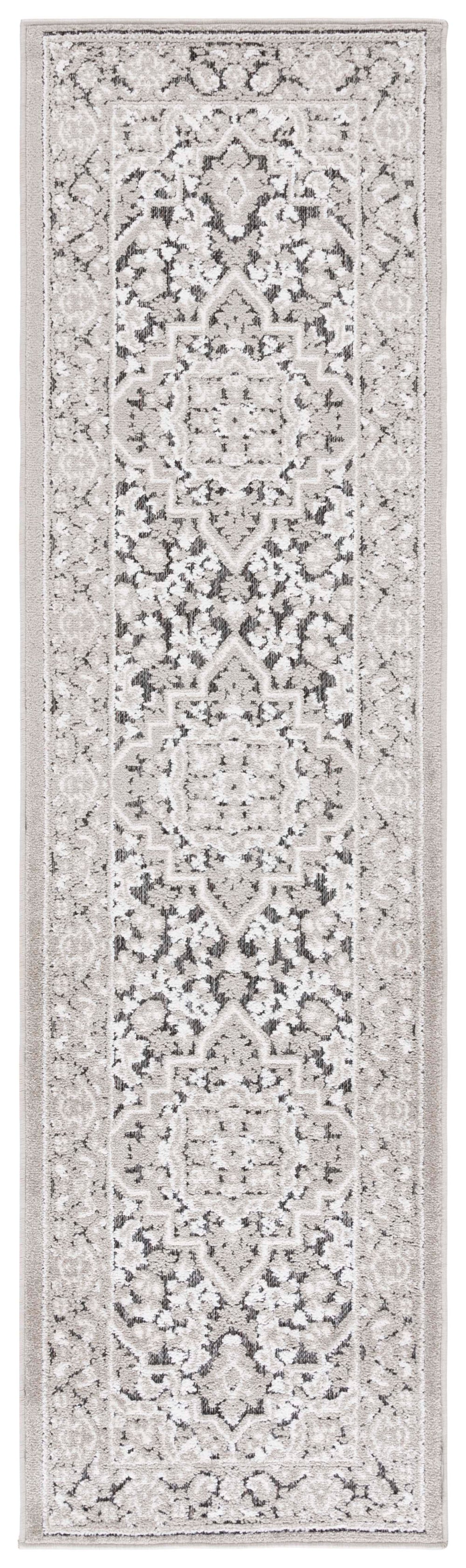 Safavieh Cabana Elegant Transitional Area Rug – Durable Power Loomed Design For Hallways And Entrances Grey ,Ivory Polypropylene Cbn636f-28