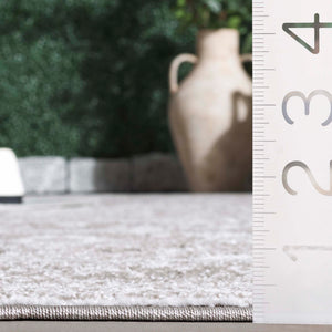 Safavieh Cabana Elegant Transitional Area Rug – Durable Power Loomed Design For Hallways And Entrances Grey ,Ivory Polypropylene Cbn636f-28