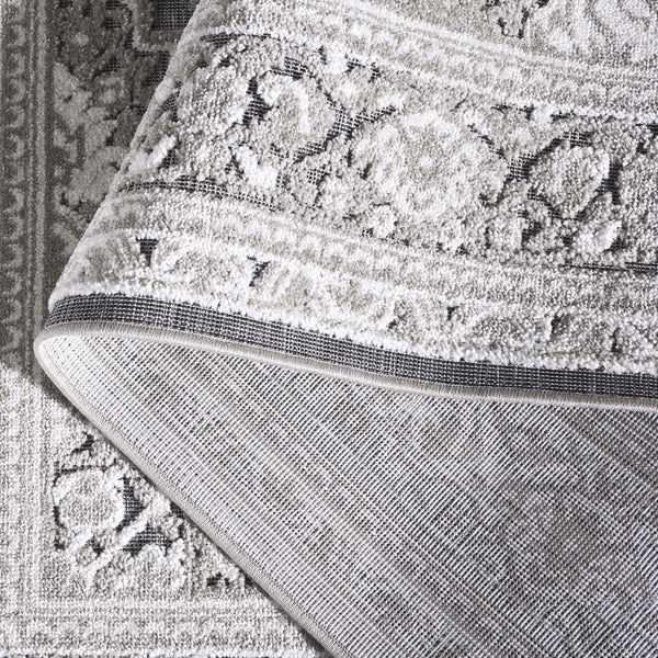 Safavieh Cabana Elegant Transitional Area Rug – Durable Power Loomed Design For Hallways And Entrances Grey ,Ivory Polypropylene Cbn636f-28