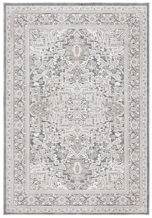 Safavieh Cabana Elegant Transitional Area Rug – Durable Power Loomed Design For Hallways And Entrances Grey ,Ivory Polypropylene Cbn636f-28