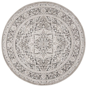 Safavieh Cabana Elegant Transitional Area Rug – Durable Power Loomed Design For Hallways And Entrances Grey ,Ivory Polypropylene Cbn636f-28