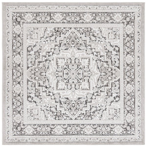 Safavieh Cabana Elegant Transitional Area Rug – Durable Power Loomed Design For Hallways And Entrances Grey ,Ivory Polypropylene Cbn636f-28