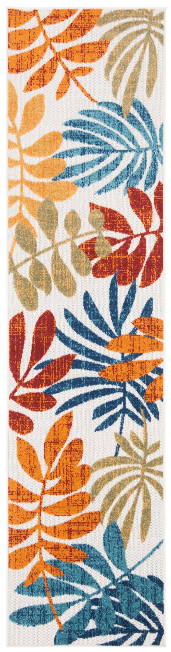 Safavieh Cabana 814A Cream Red 6X8 Low-Profile Rug – Power-Loomed Turkish Polypropylene, Indoor/Outdoor Durable CBN814A-68