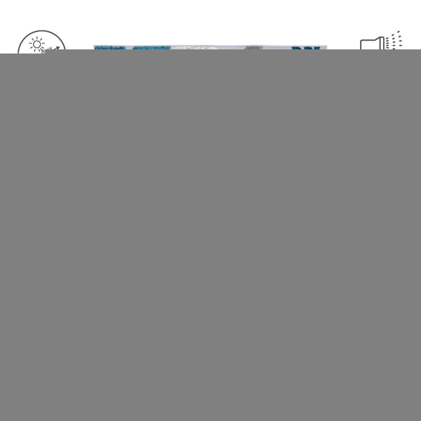 Safavieh Cabana Floral Elegance Area Rug - Timeless Charm For Indoor And Outdoor Spaces, Durable & Stylish Design Grey ,Blue Polypropylene Cbn814f-5sq