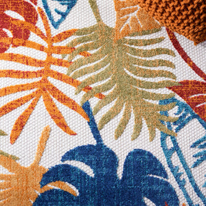 Safavieh Cabana Turkish Runner Rug - Vibrant Creme & Red Floral Design For Indoor/Outdoor Elegance 2x16 Ft Creme ,Red Polypropylene Cbn831a-216