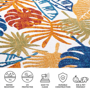 Safavieh Cabana Turkish Runner Rug - Vibrant Creme & Red Floral Design For Indoor/Outdoor Elegance 2x16 Ft Creme ,Red Polypropylene Cbn831a-216