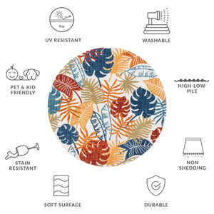 Safavieh Cabana Turkish Runner Rug - Vibrant Creme & Red Floral Design For Indoor/Outdoor Elegance 2x16 Ft Creme ,Red Polypropylene Cbn831a-216