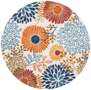 Safavieh Cabana Cream Red 6X8 Indoor/Outdoor Rug – Low-Profile 1/4" Pile, Power-Loomed Polypropylene Durability CBN832A-68