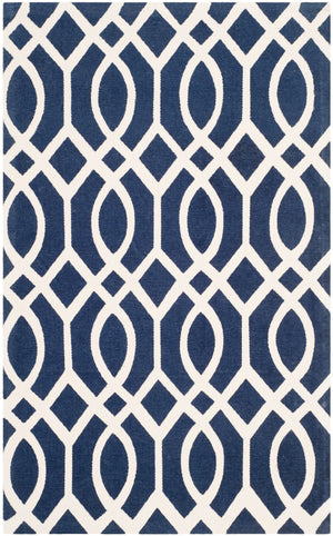 Safavieh Cedar Brook 141 Hand Loomed  Rug Navy / Ivory CDR141D-24