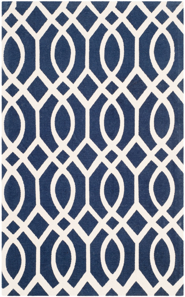 Safavieh Cedar Brook 141 Hand Loomed  Rug Navy / Ivory CDR141D-24