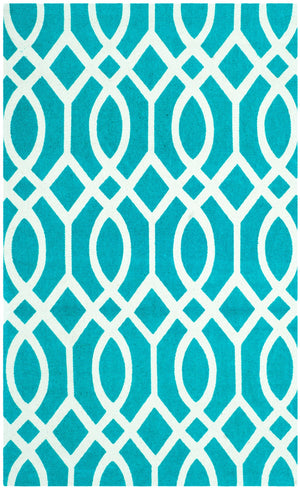 Safavieh Cedar Brook 141 Hand Loomed  Rug Light Teal / Ivory CDR141E-24