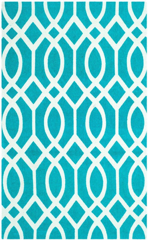 Safavieh Cedar Brook 141 Hand Loomed  Rug Light Teal / Ivory CDR141E-24