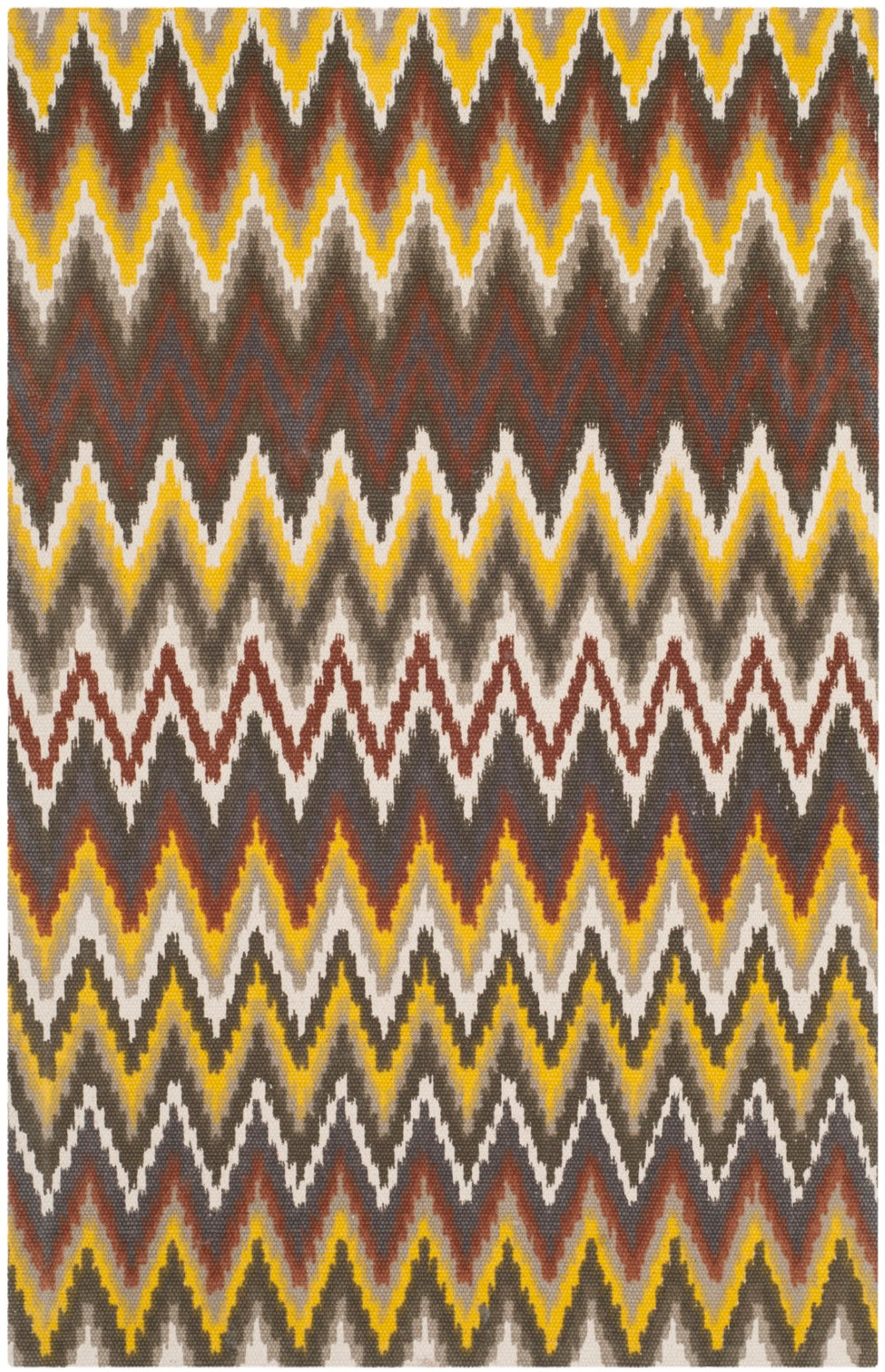 Safavieh Cedar Brook 145a Black Citron Black ,Citron Cotton Cdr145a-24