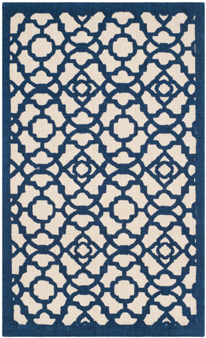 Safavieh Cedar Brook 221 Hand Loomed  Rug Ivory / Navy CDR221F-24