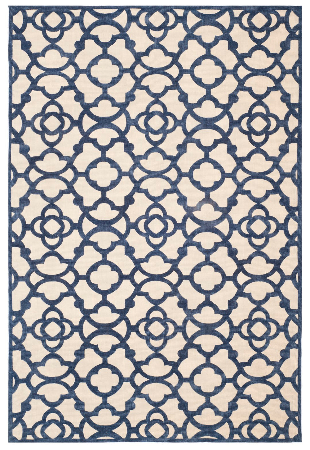 Safavieh Cedar Brook 221 Hand Loomed  Rug Ivory / Navy CDR221F-24